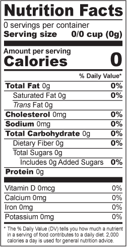 Vertical Label Samples - Strawberries Nutrition Facts (252x489), Png Download