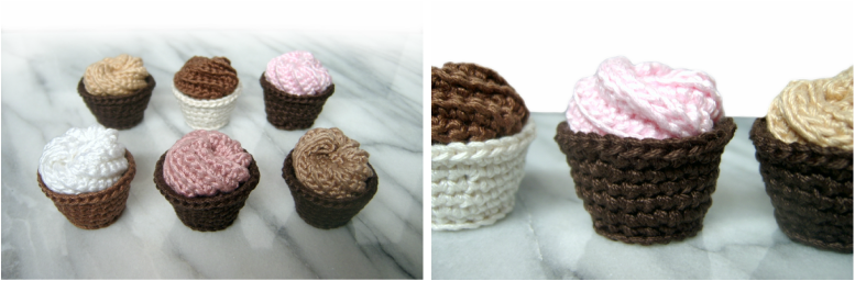 Scrubbie Turned To Cordial Cup Spiral Whipped Cream - Crochet (777x256), Png Download