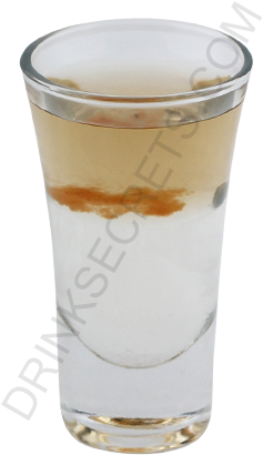Flatliner 1 Jigger Sambuca 1 Shot Gold Tequila 3 Dashes - Drink (450x600), Png Download