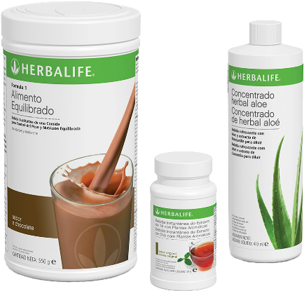 Productos Para Un Desayuno Ideal - Herbalife Formula 1 Shake Raspberry And Blueberry Flavour (500x450), Png Download