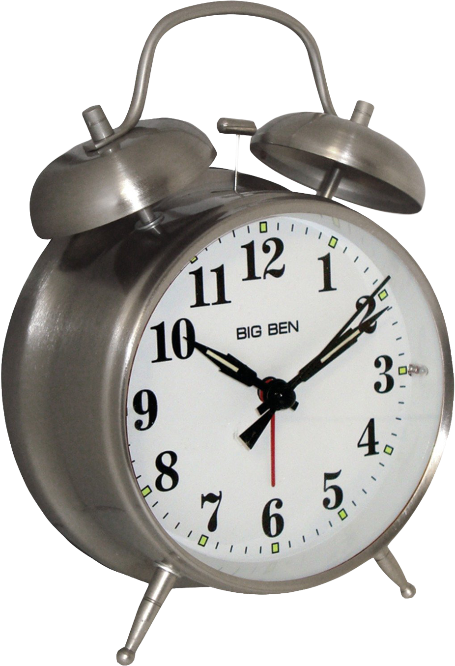 Download Alarm Clock Png Image - Twin Bell Alarm Clock (500x680), Png Download