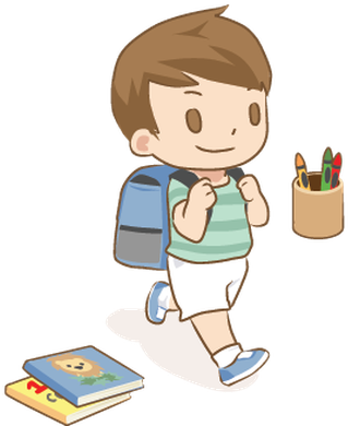 Day School From Ba To The Arts - Clip Art 1st Day Of School (365x399), Png Download