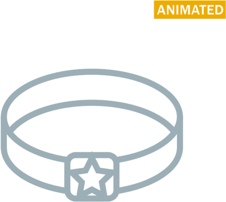 Pet Collar - Bangle (548x548), Png Download