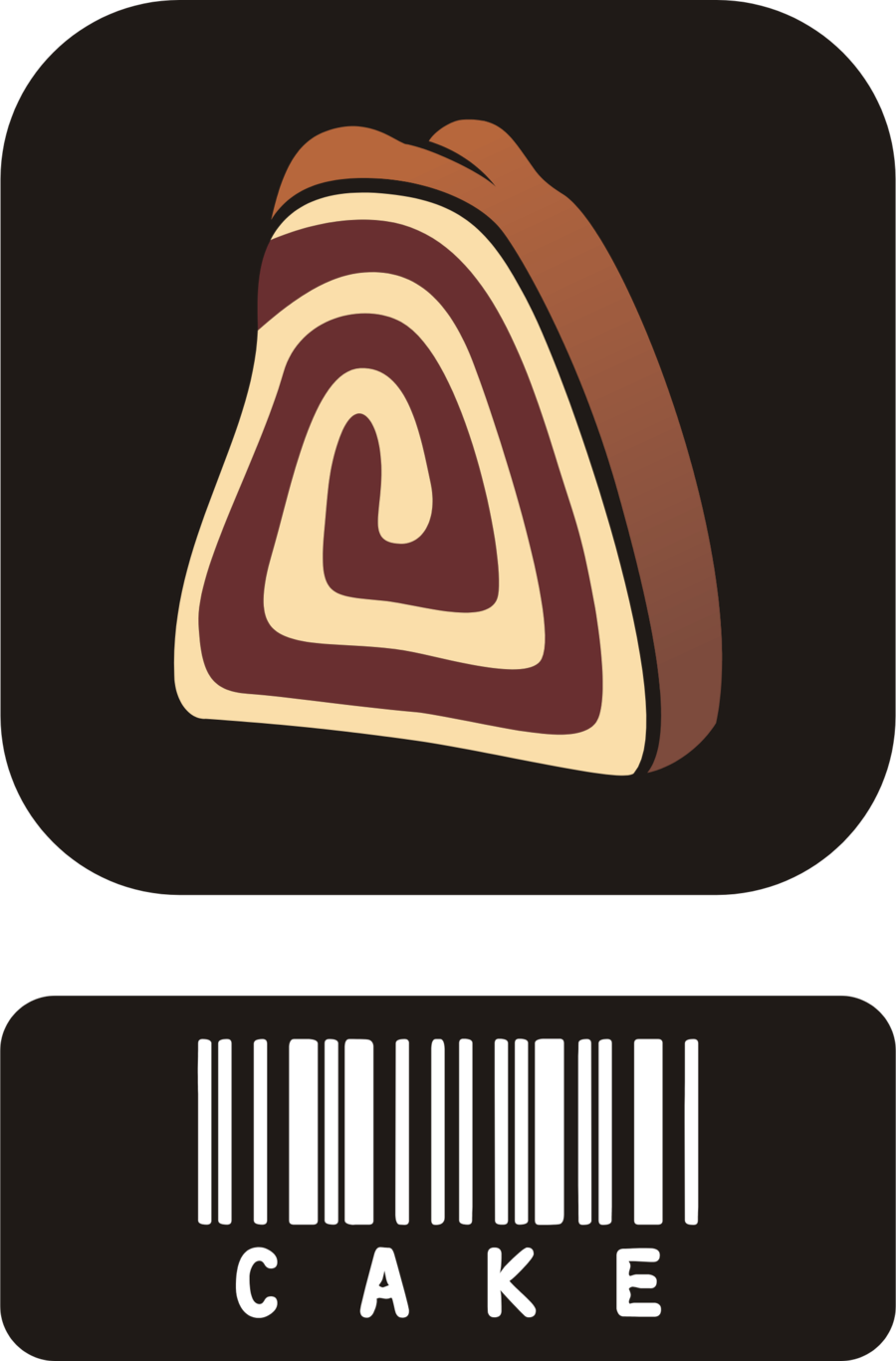 Paprika Vector Clipart Torta Clip Art - Potica Clipart (900x1367), Png Download