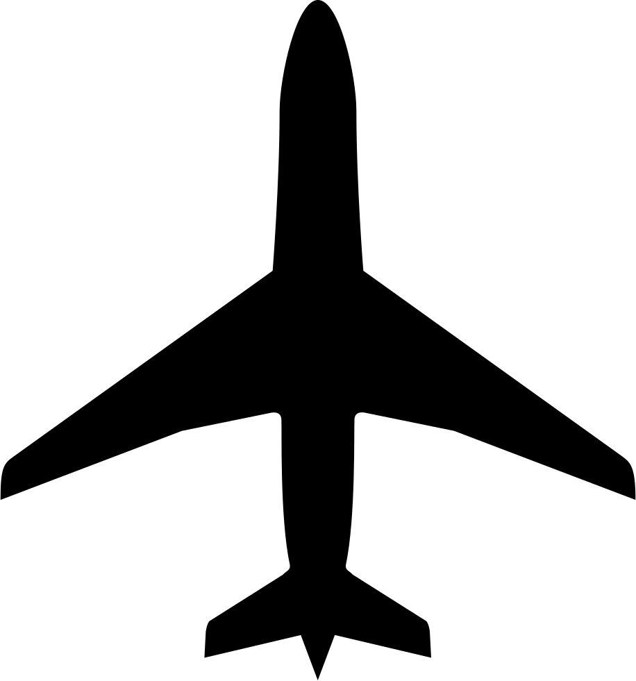 Plane Png - Airplane Silhouette Hd (916x981), Png Download