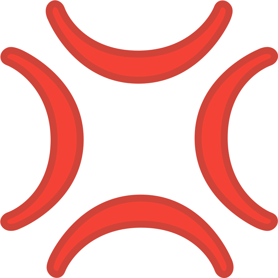 Download Svg Download Png - Anger Icon (1024x1024), Png Download