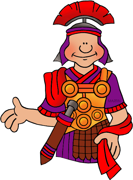 Military Clip Art By Phillip Martin - Ancient Rome Clipart (481x648), Png Download
