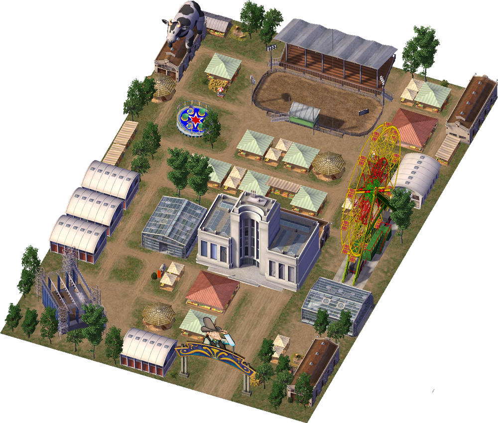 State Fair - Sim City 4 (1000x849), Png Download