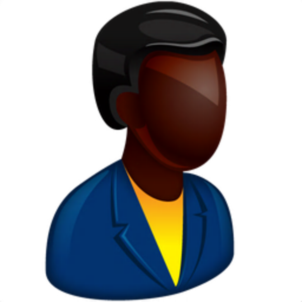 African Person Icon (600x600), Png Download