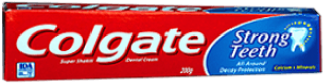 Colgate - Colgate Strong Teeth Toothpaste 200 Gm (350x350), Png Download
