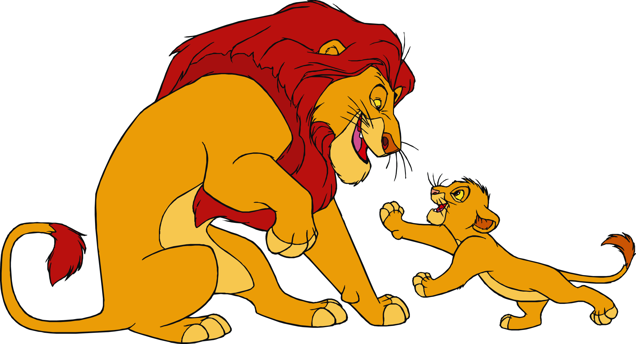Lion King Drawing Tutorial At Getdrawings - Lion King Clipart Png (1000x541), Png Download