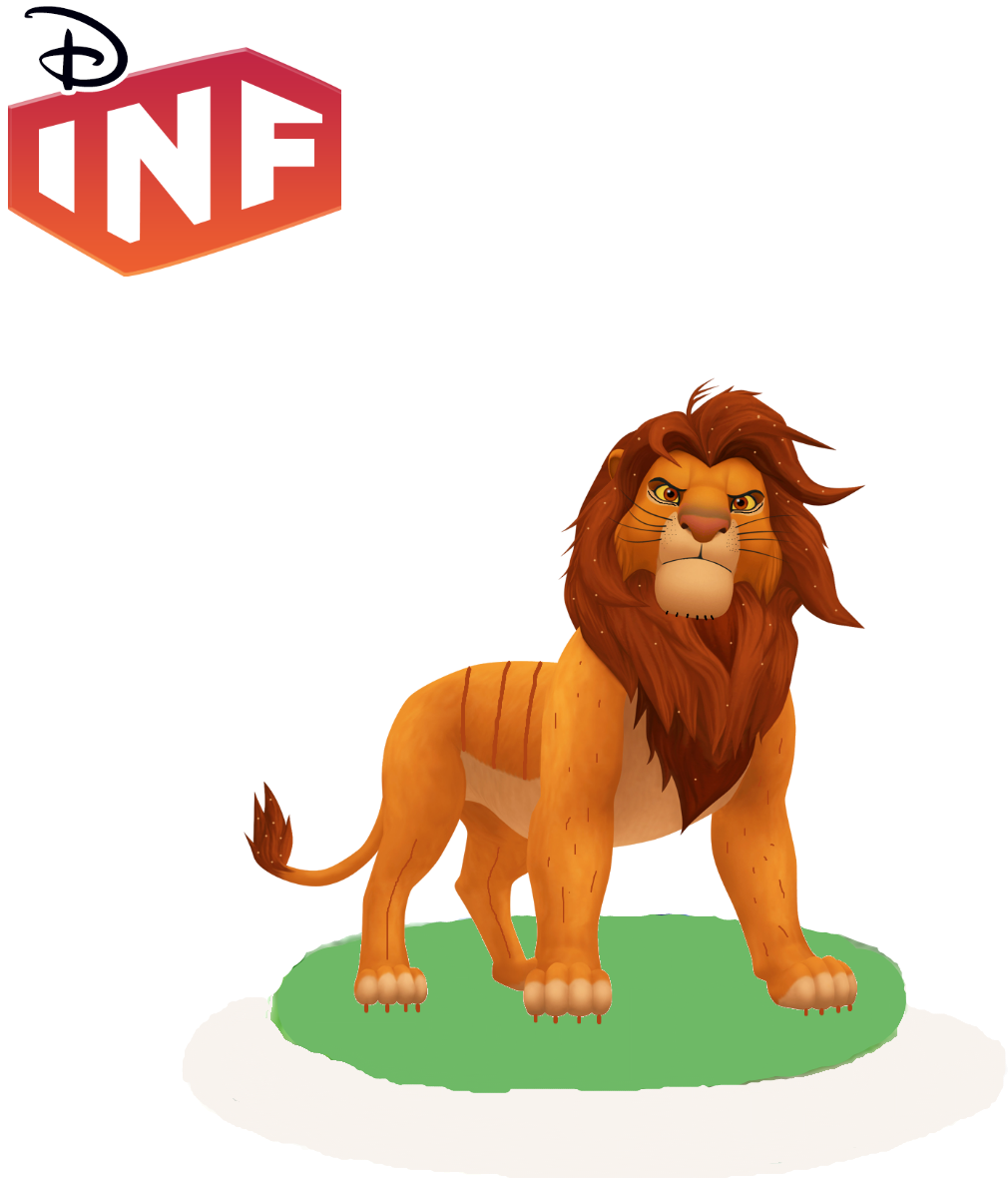 Disney Infinity - Simba - Lion King Characters Png (1200x1200), Png Download