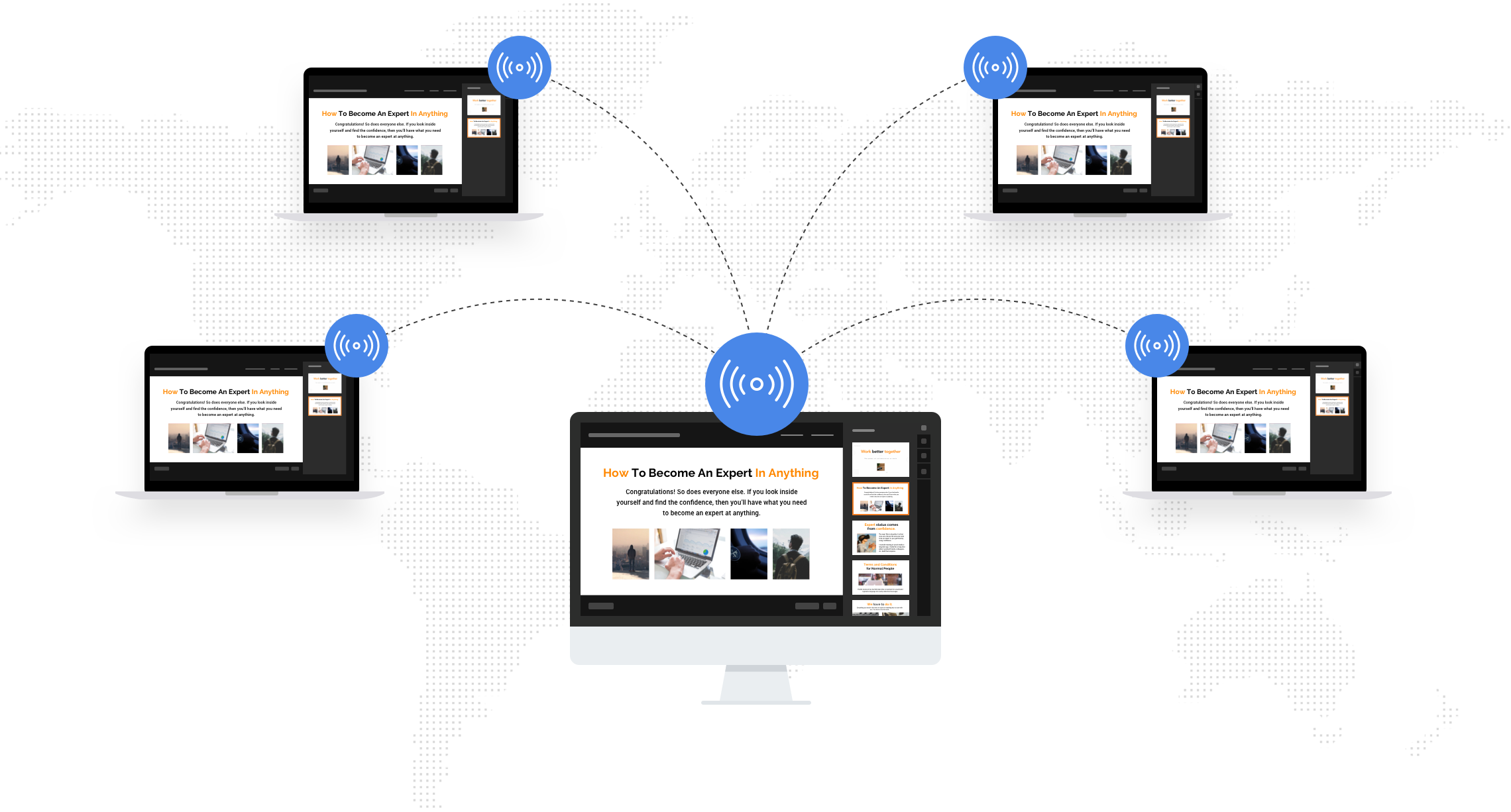 Broadcast To Deliver Presentations, Lectures, And Trainings - Web Page (2280x1226), Png Download