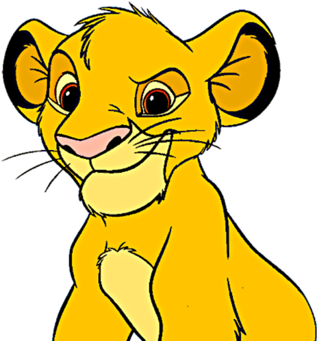 Mufasa Clipart Simba - Transparent Lion King Simba (483x500), Png Download