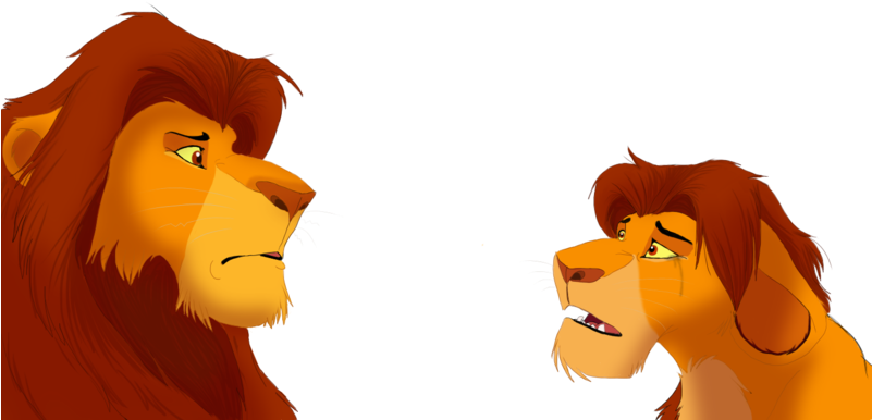 Png Free And Simba By Britthyatt - Adult Simba And Mufasa (800x400), Png Download