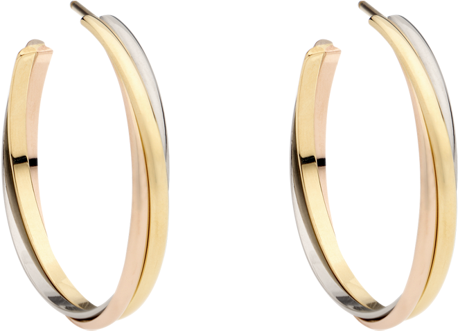 Earring Png File - Pendientes De Aro Png (1000x1000), Png Download