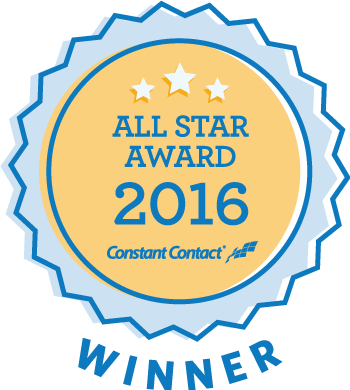 Avon, Connecticut Celebrating Over 50 Years As - Constant Contact All Star Award 2016 (350x390), Png Download