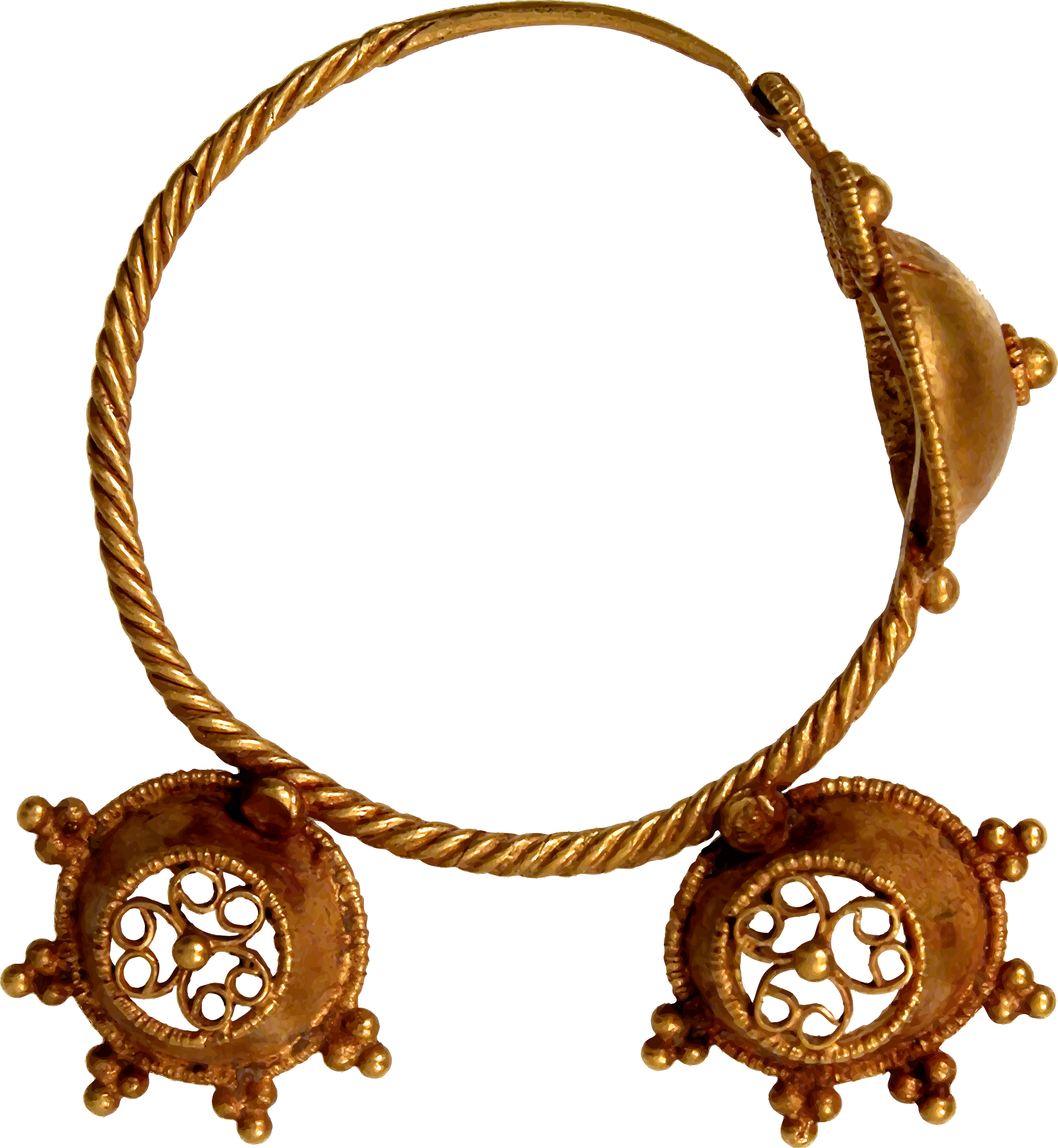 This Free Icons Png Design Of 7th Century Earring (2212x2400), Png Download