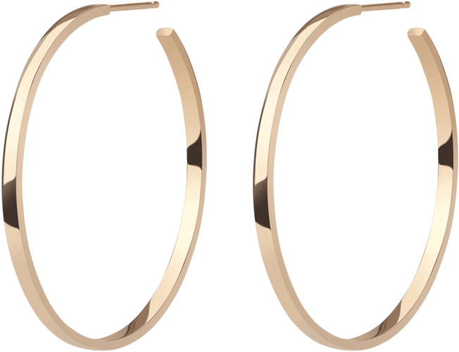 Download Vector Freeuse Library Aurate New York Gold Hoop Earrings Png Transparent PNG Image with No Background PNGkey