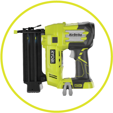 New Produts - Ryobi Nail Gun (373x368), Png Download