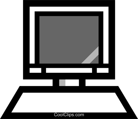 Símbolo De Una Computadora Libres De Derechos Ilustraciones - Illustration (480x415), Png Download