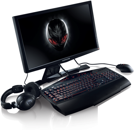 Computadora Alienware Imagen En Png (493x450), Png Download