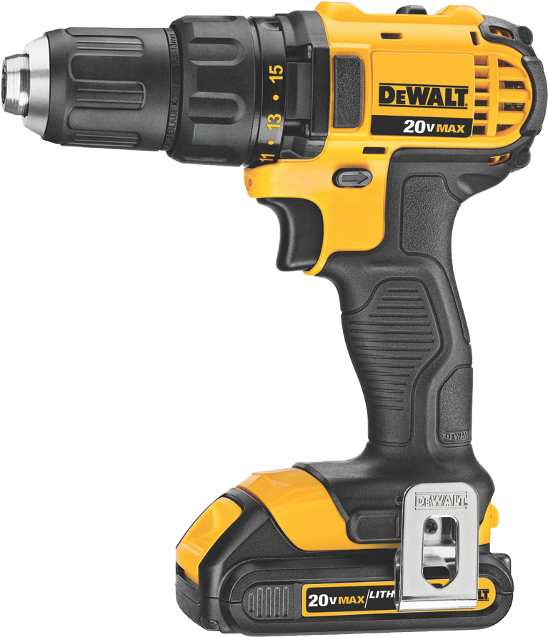 Dewalt 20v Max* Lithium Ion Compact Drill / Driver - Dcd780c2 Dewalt (900x900), Png Download