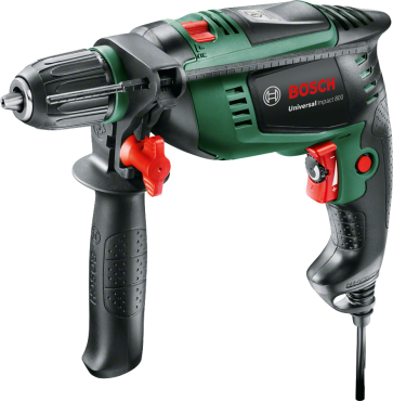 Impact Drill Universalimpact - Precio Taladro Bosch 800 W (363x370), Png Download