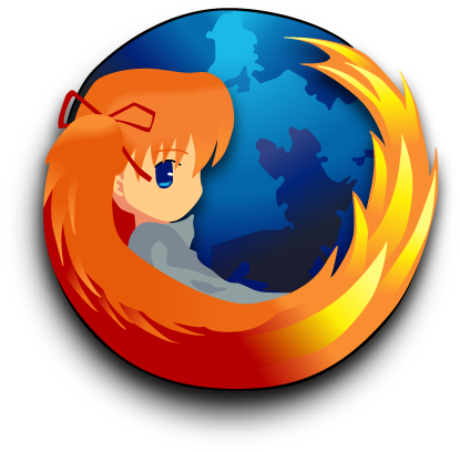 Makotofoxmakotofox3 - Mozilla Firefox Anime Icon (422x462), Png Download