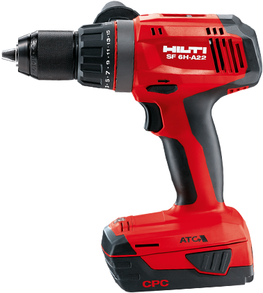 Hammer Drill Driver - Hilti 22-volt Lithium-ion 1/2 Sf 6h Kit (no Bag) 3554482 (421x421), Png Download