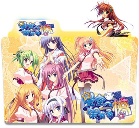 Anime Icon Pack By Putra - Hoshizora E Kakaru Hashi Poster (480x480), Png Download