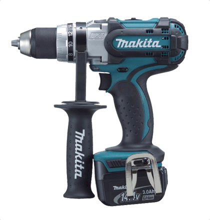 Makita Bdf444rfe Cordless Drill Drivers - Makita Bhp 454 Rfe (420x440), Png Download