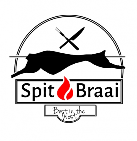 Spit & Braai Catering - Spit Braai Black And White Png (640x480), Png Download