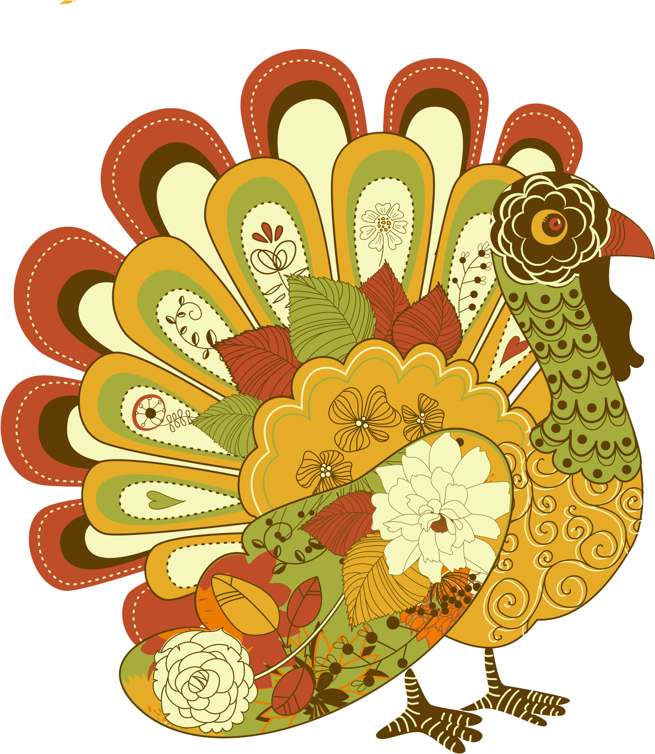 Https - //i0 - Wp - Com/creativetable - - Pngfit=879%2c1024&ssl=1 - Happy Thanksgiving Beautiful (1447x1685), Png Download