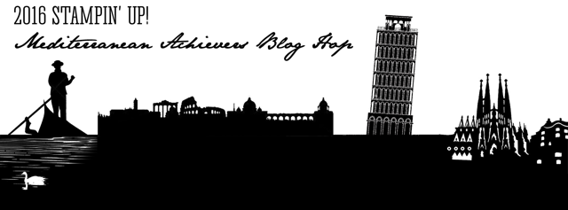 12/23 Stampin' Up Grand Vacations Achievers Blog Hop - Art (640x237), Png Download