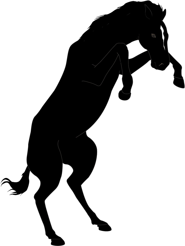 Horse Silhouette - Horse Standing Silhouette Png (770x1004), Png Download