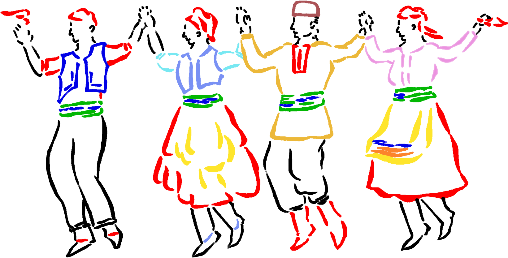 Flamenco Dancers Silhouette Png Transparent Clip Art - Photograph (1653x845), Png Download