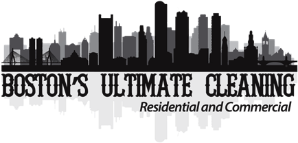 Boston's Ultimate Cleaning - Boston Skyline Silhouette (448x268), Png Download