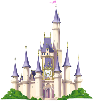 Disney Castle Silhouette Logo Png - Disney Princess Castle (333x370), Png Download