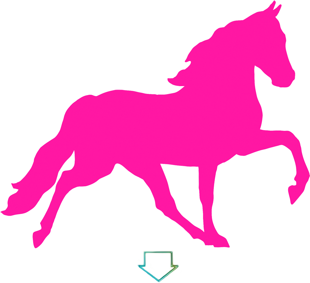 Pixels Widescreen, Pink Horse - Pink Horse (1000x912), Png Download