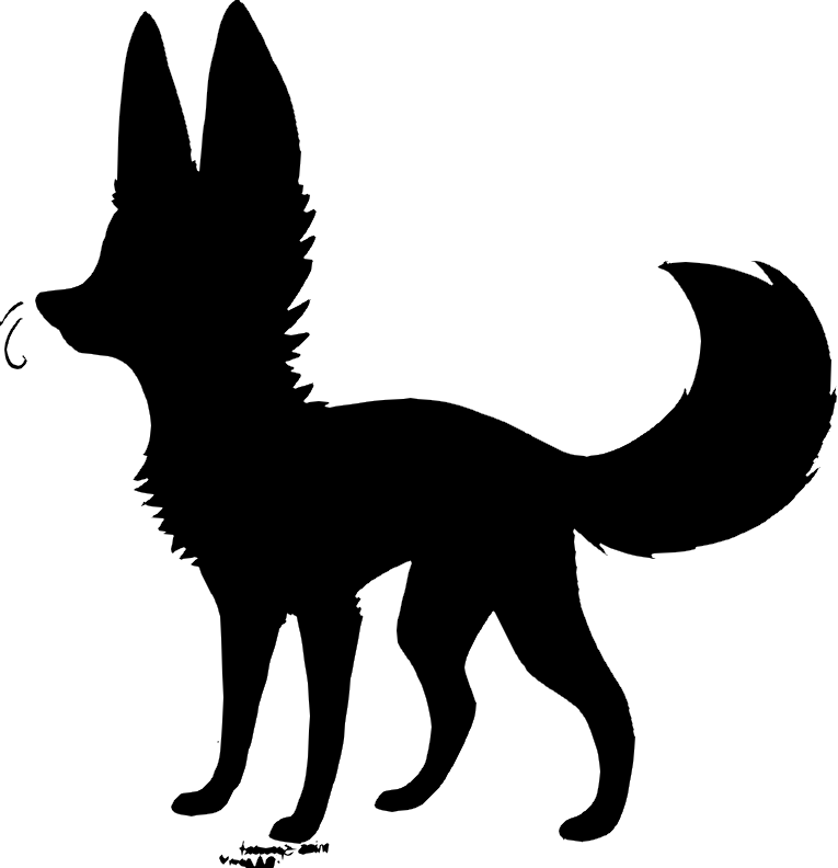 Download Fox Silhouette Png Black Animal Jam Fox Png Image With No Background Pngkey Com
