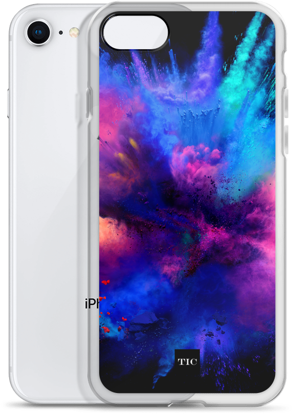 Color Explosion - Iphone Case - Mobile Phone Case (1000x1000), Png Download