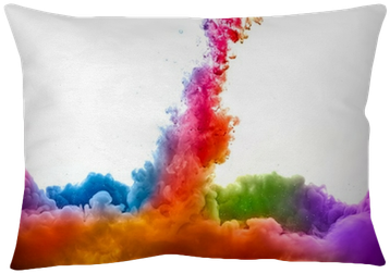 Raoinbow Of Acrylic Ink In Water - All Colours Smoke Bomb (400x400), Png Download