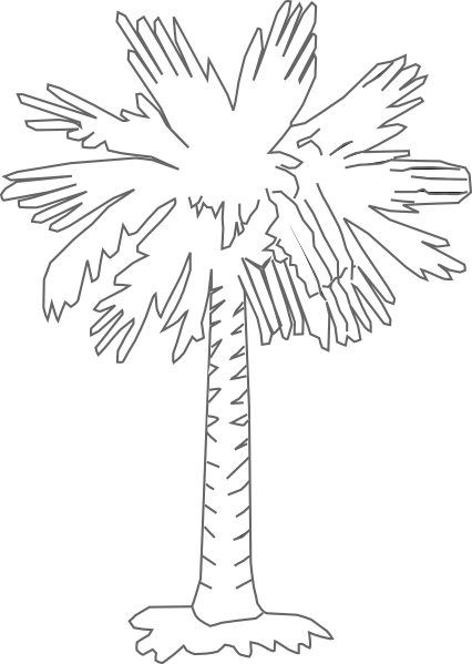 Convert To Base64 South Carolina Logo - South Carolina Flag Tree (426x599), Png Download