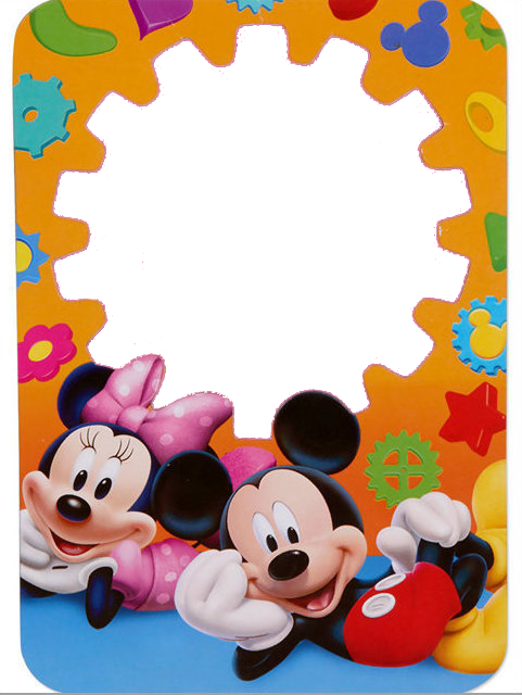 Marcos Para Photoshop Y Algo Mas - Mickey Mouse Birthday Frames (481x640), Png Download
