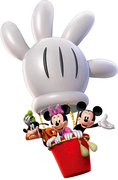 Mickey Mouse Clubhouse graphic, Mickey Mouse Minnie Mouse graphy montage  Frames, mickey mouse, television, heroes, balloon png