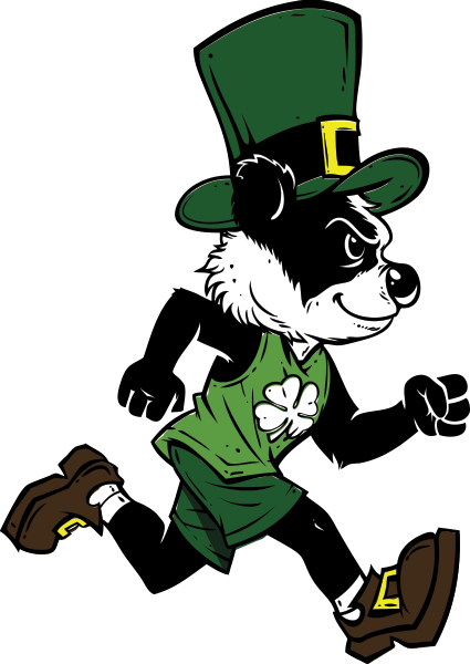 Badger Leprechaun (425x600), Png Download