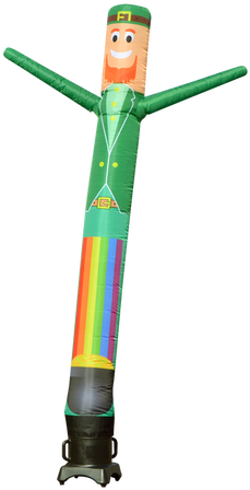 Leprechaun Air Dancers® Inflatable Tube Man 10ft - Tube Man (329x521), Png Download
