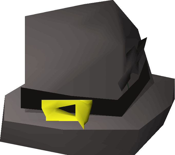 Black Leprechaun Hat Detail - Box (682x607), Png Download