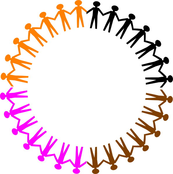 Woman Vector Unity - Ring Around The World (594x598), Png Download